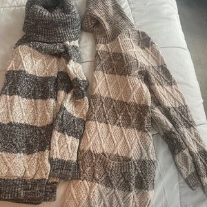 Long neck sweaters